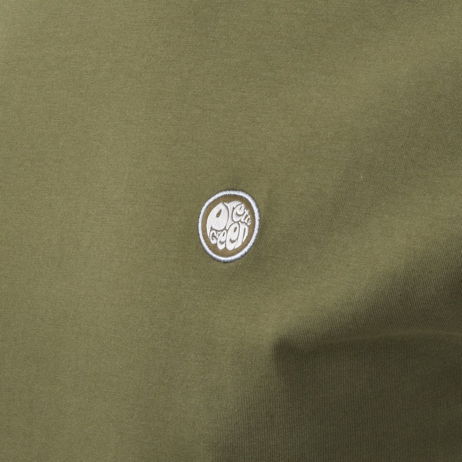 Alternative Image for ProductPretty Green Crew Neck T Shirt Khaki3